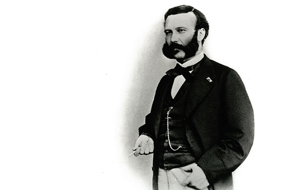 zeitgenösssiches Foto von Henry Dunant