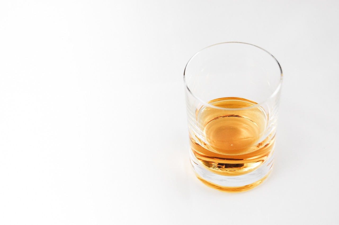 Glas mit Whisky